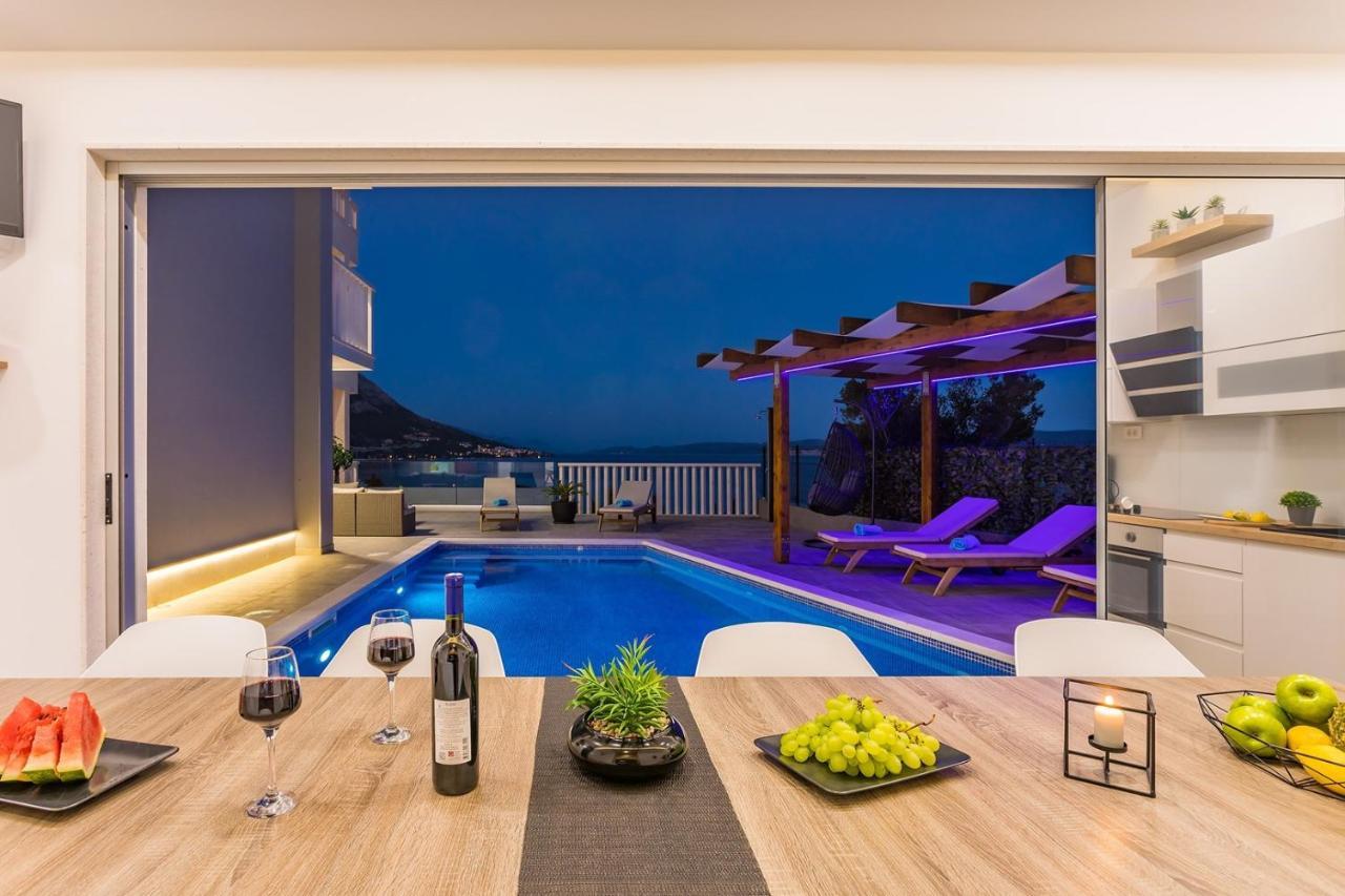 Villa Matan - Only 200M From The Sandy Beaches, Private 28M2 Pool Omis Bagian luar foto