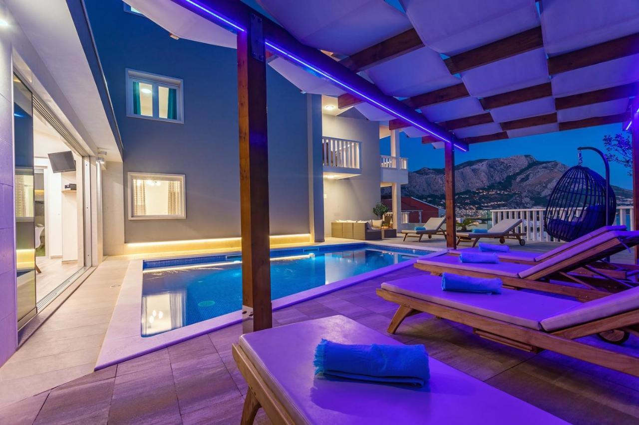 Villa Matan - Only 200M From The Sandy Beaches, Private 28M2 Pool Omis Ruang foto